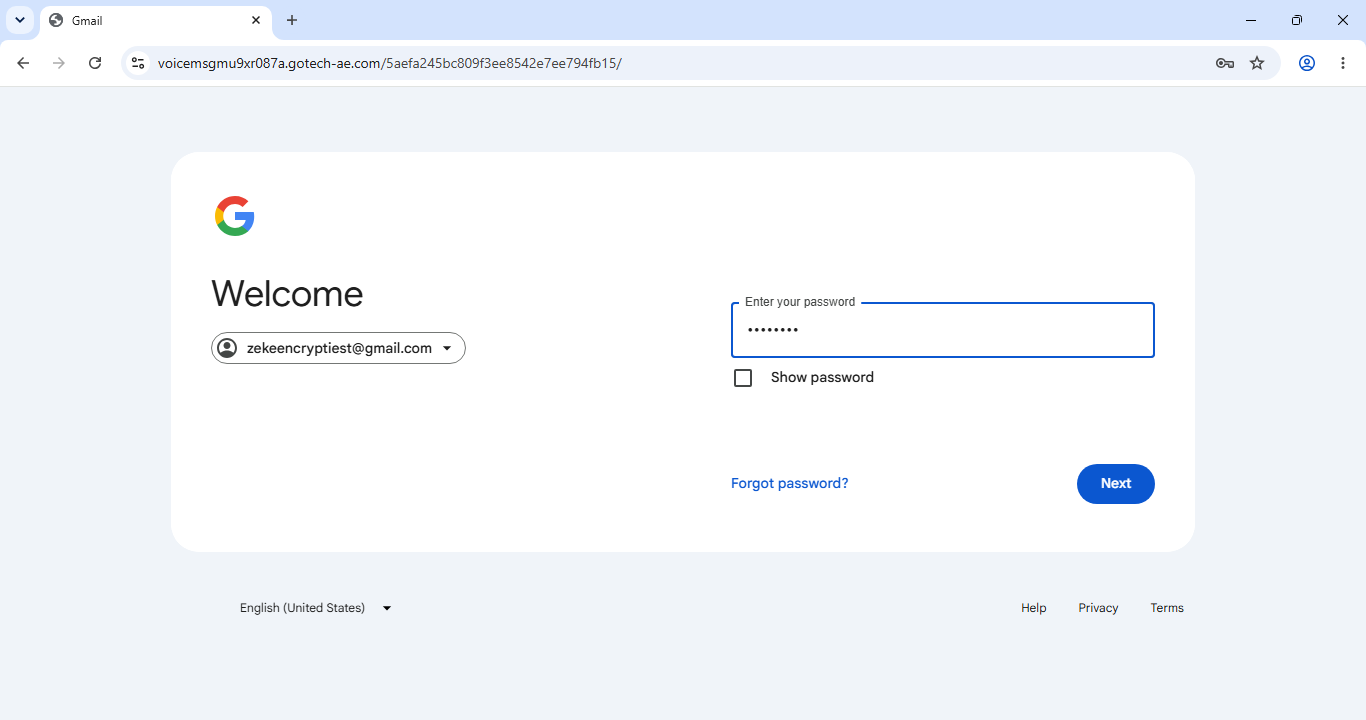 A risky download proceeding without SAFE Portal